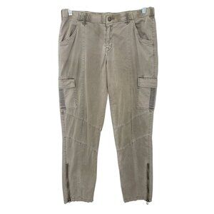Threads Saks Fifth Avenue Womens Cargo Pants Size 8 Beige
